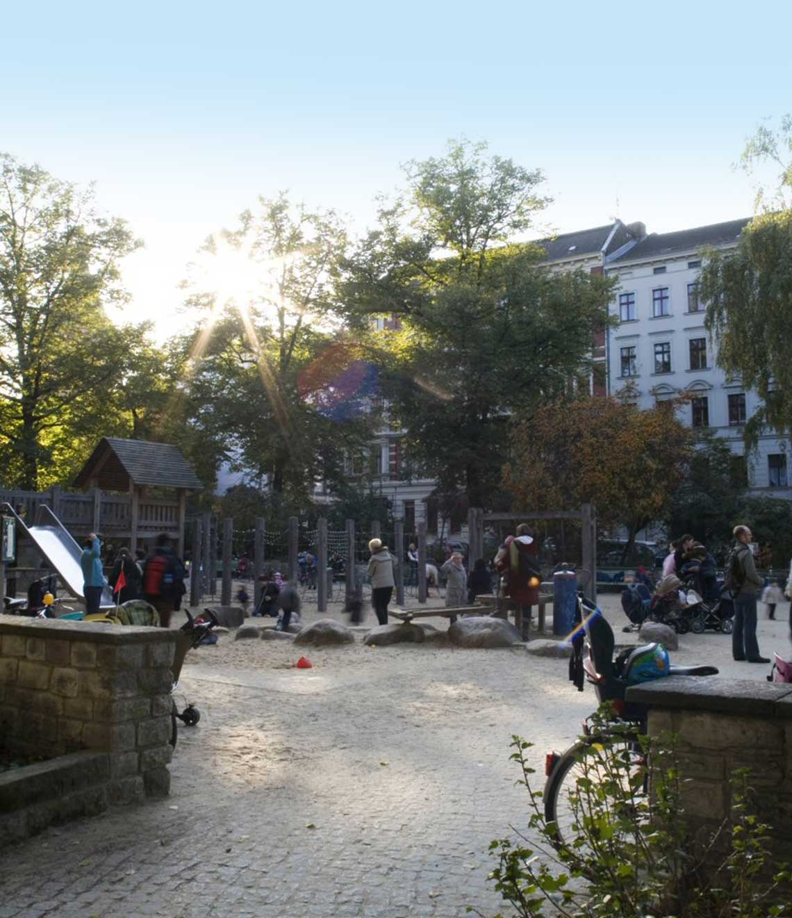Spielplatz in Berlin Charlottenburg